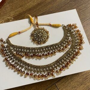 Pakistani indian wedding heavy jhumka jewelry